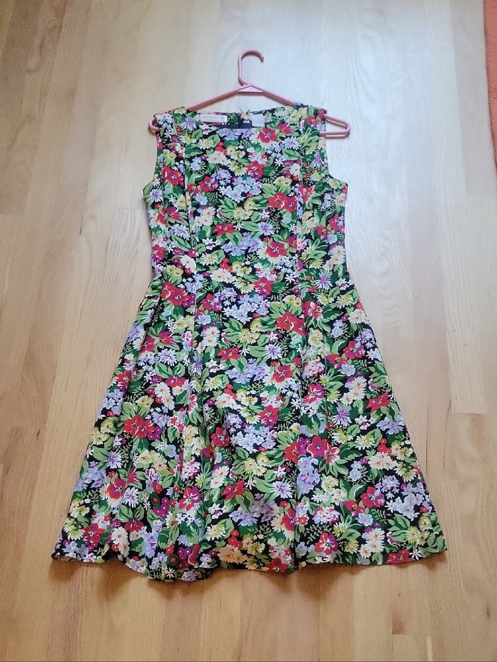 Liz Claiborne Fit & Flare Sleeveless Floral Dress